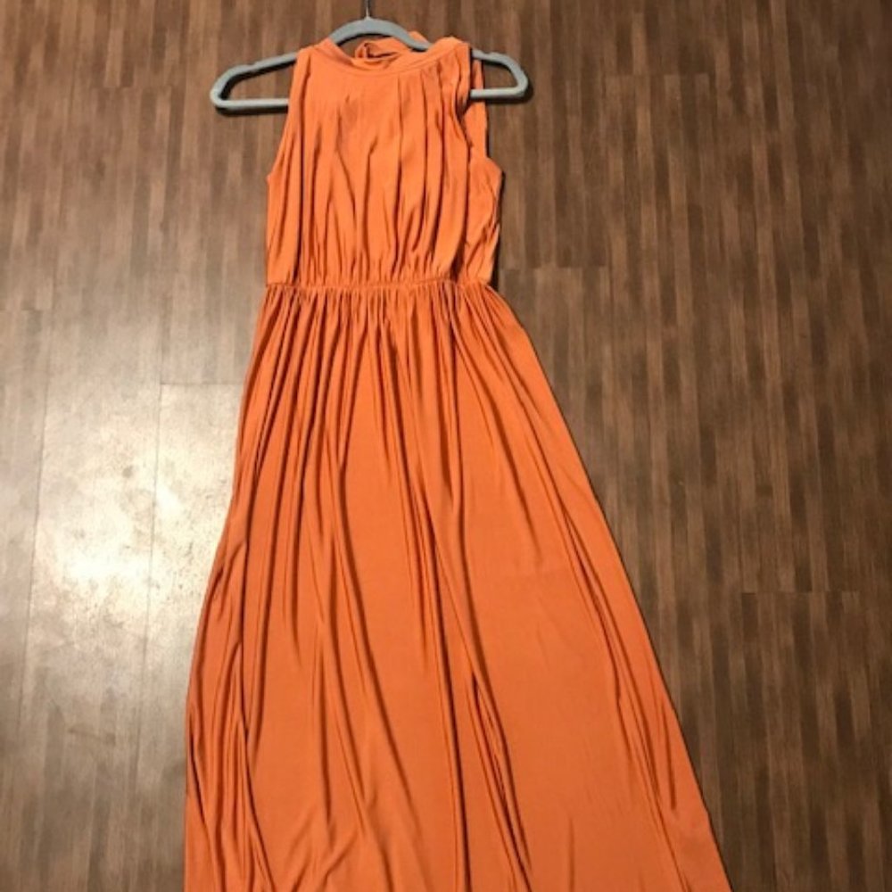 Burnt Orange Bridesmaid Dress
